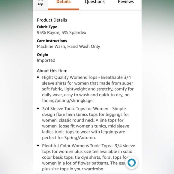 Black tunic top - Picture 6 of 8